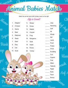 Baby Animal Names