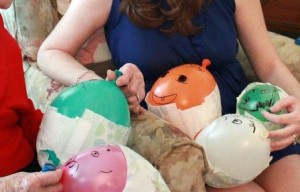 The balloon/diaper game